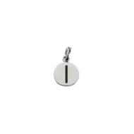 Charm con lettera smaltata