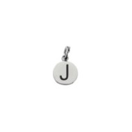 Charm con lettera smaltata