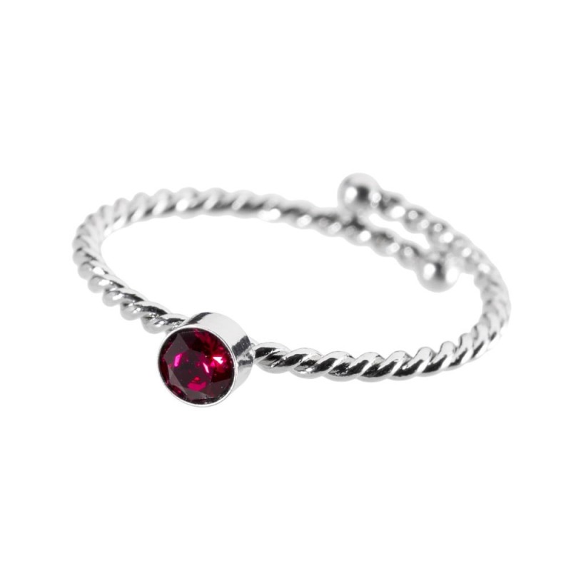 Anello con solitario 3 mm