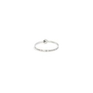 S.STEEL BANGLE HORSESHOE 316 s.steel round bangle with horseshoe and writing "felicitÃ  fortuna sogni amore eÂ…". Round lock dia