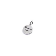S.STEEL CHARM S.Steel roud charm with dad and son. Accessories: CHI0087-7, BAR0014
