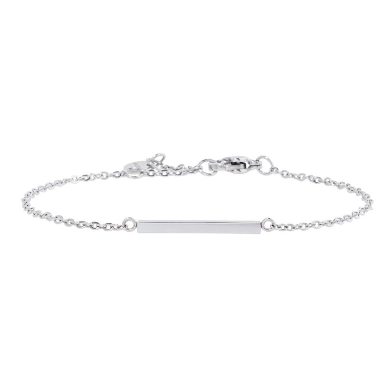 BRACCIALE IN ACCIAIO CON BARRETTA