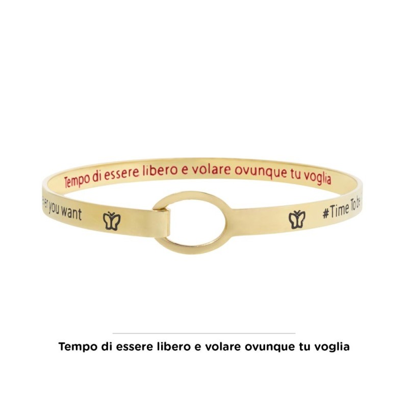 Bracciale rigido farfalla