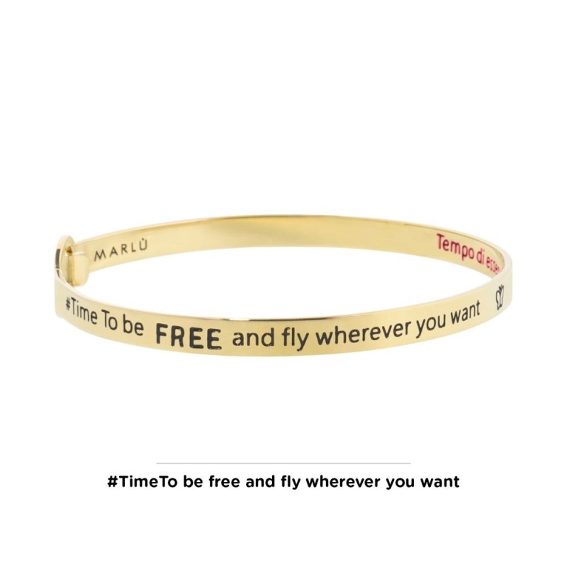 Bracciale rigido farfalla