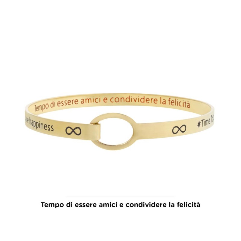 Bracciale rigido infinito