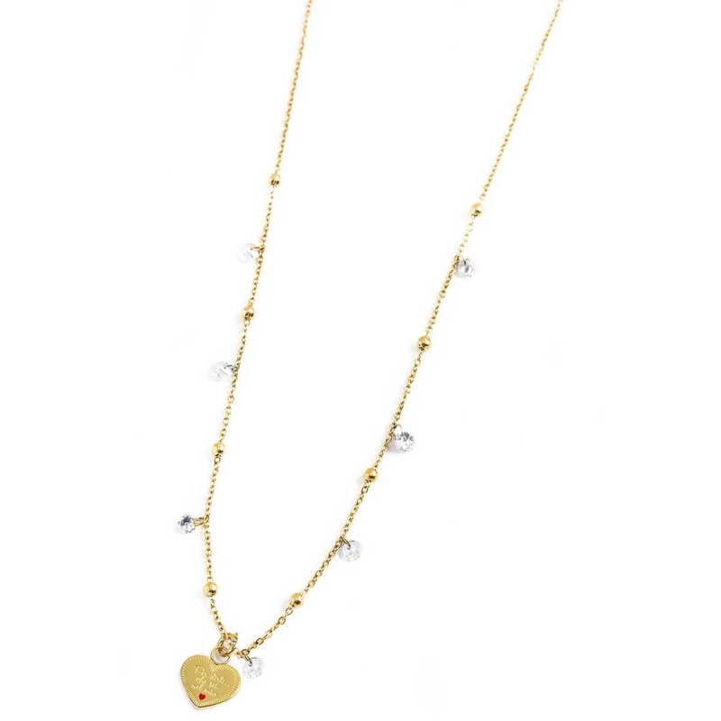 Collana con pendente cuore