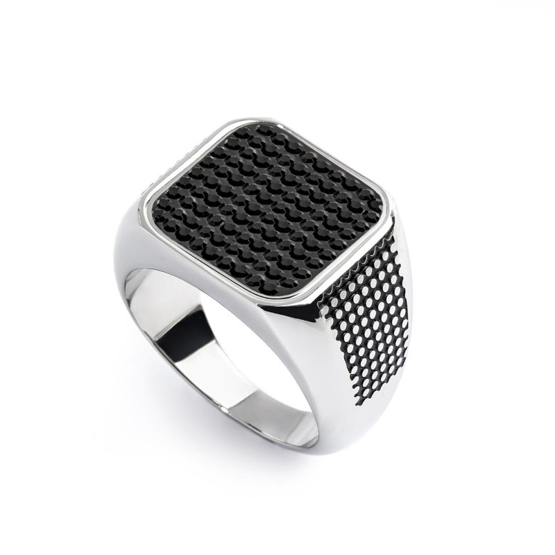 PIASTRTINA SQUADRATA CON CRISTALLI