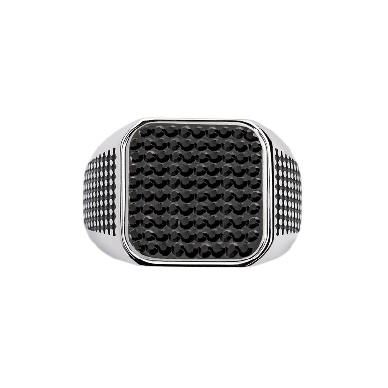 Piastrina quadrata con cristalli changy