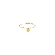 Bracciale con pendente cuore amica