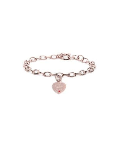 Bracciale con pendente cuore mamma