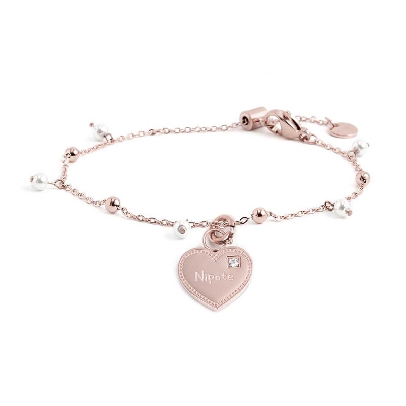 Bracciale con pendente cuore nipote