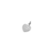 Charm cuore sorella con zircone