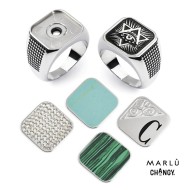 Anello quadrato changy