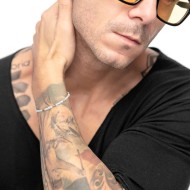 Bracciale con pietre a rondelle