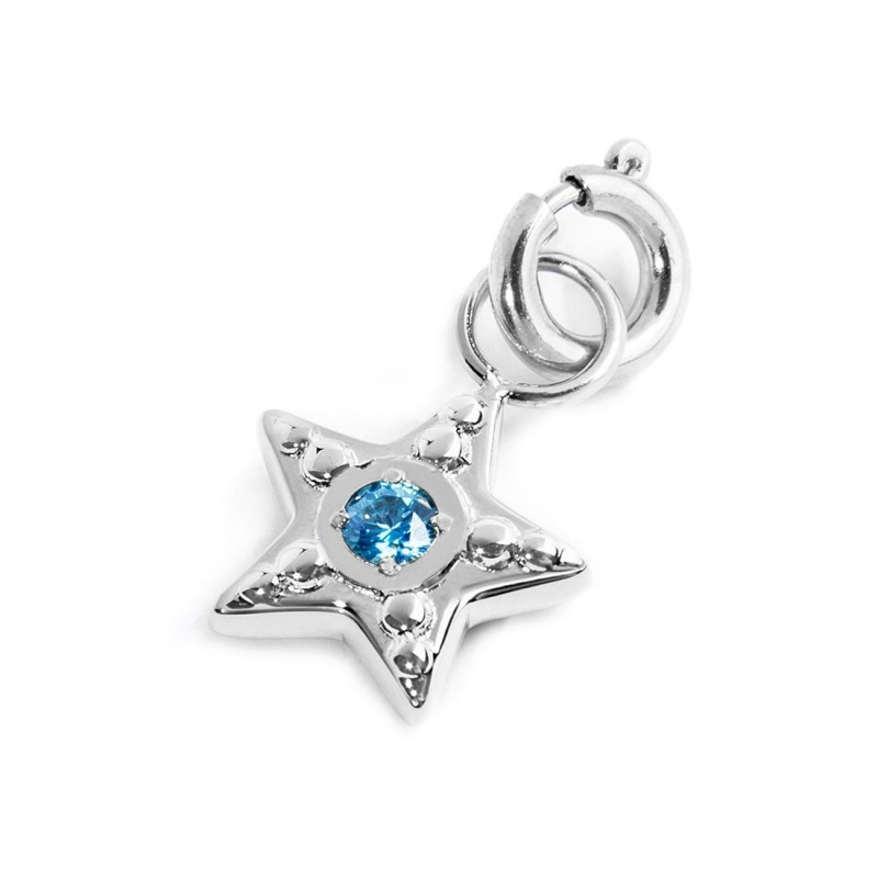 Charm stella con zircone