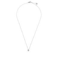 COLLANA ACCIAIO CON SOLITARIO 3 MM