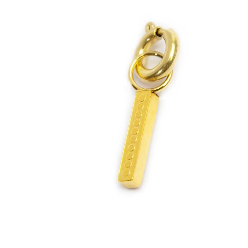 Charm lettera con cristalli