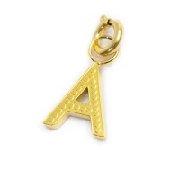 Charm lettera con cristalli