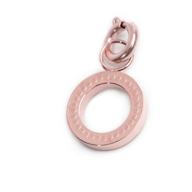 Charm lettera con cristalli