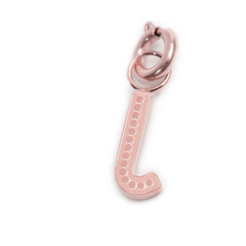 Charm lettera con cristalli