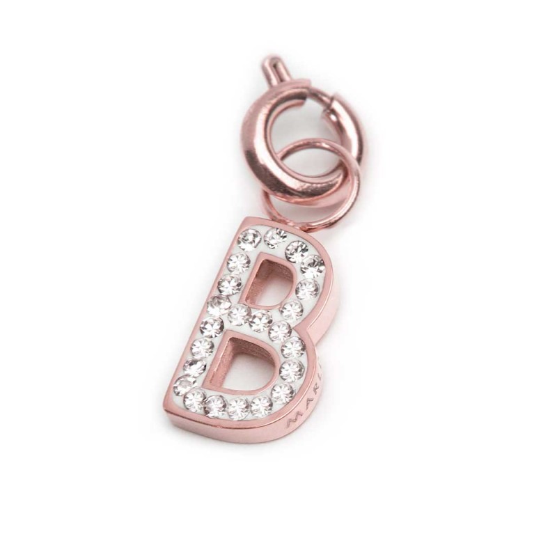 Charm lettera con cristalli