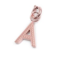 Charm lettera con cristalli