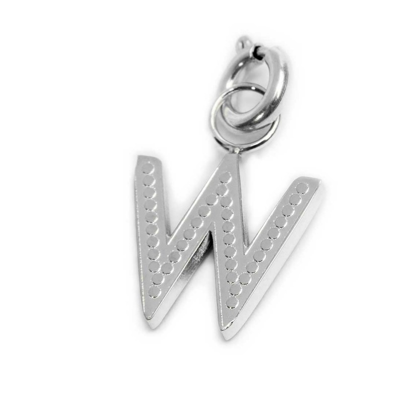 Charm lettera con cristalli