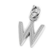 Charm lettera con cristalli