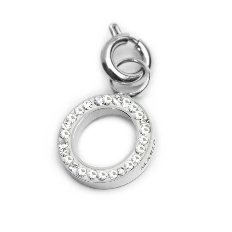 Charm lettera con cristalli