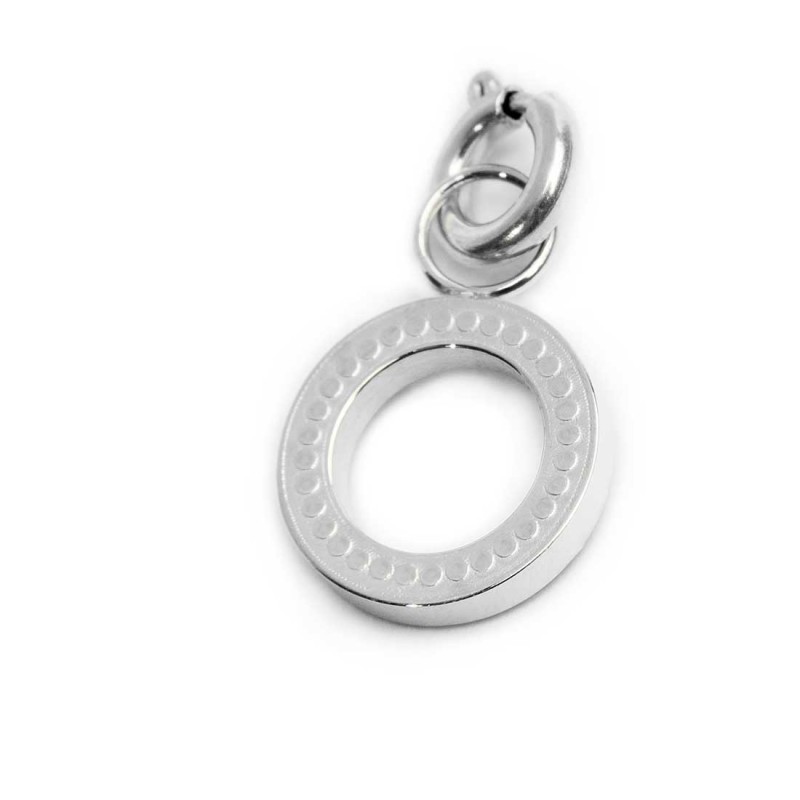 Charm lettera con cristalli