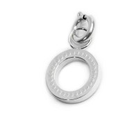 Charm lettera con cristalli