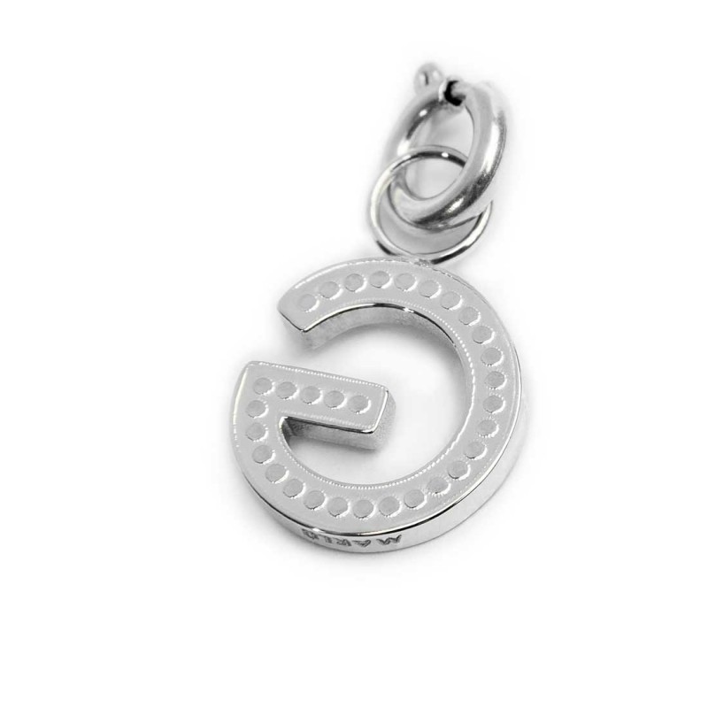 Charm lettera con cristalli