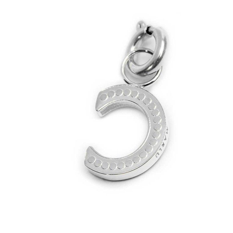 Charm lettera con cristalli