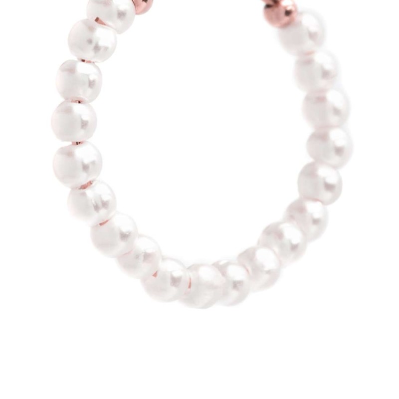 OR MONO CERCHIO CON PERLINE DI MADRE PERLE