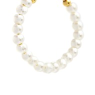 OR MONO CERCHIO CON PERLINE DI MADRE PERLE