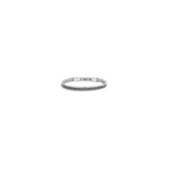 Bracciale tennis 3mm con catena grumetta
