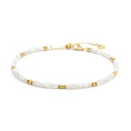 CAVIGLIERA CON RONDELLE IN MADREPERLA