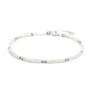 Cavigliera con rondelle madreperla