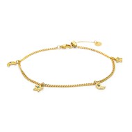 Cavigliera stella e luna