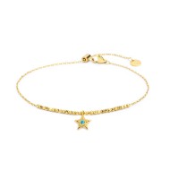 CAVIGLIERA STELLA PENDENTE ED EMATITE