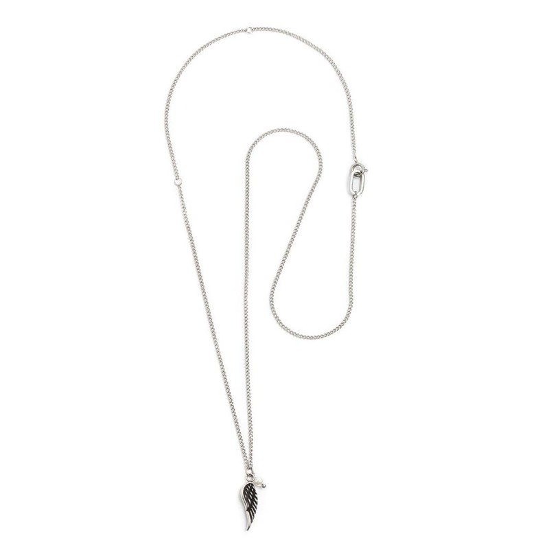 Collana con ala pendente