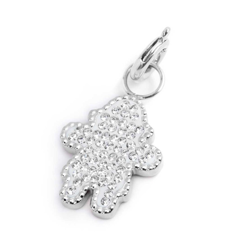 Charm bimba con cristalli