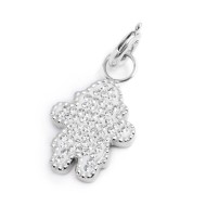 Charm bimba con cristalli