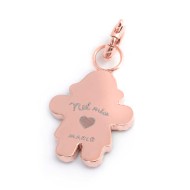 Charm bimba con cristalli