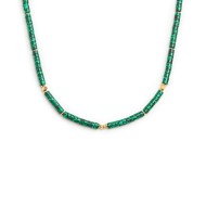 Collana con pendente e collana con pietre a rondelle