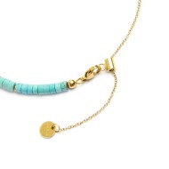 Collana con pendente e collana con pietre a rondelle