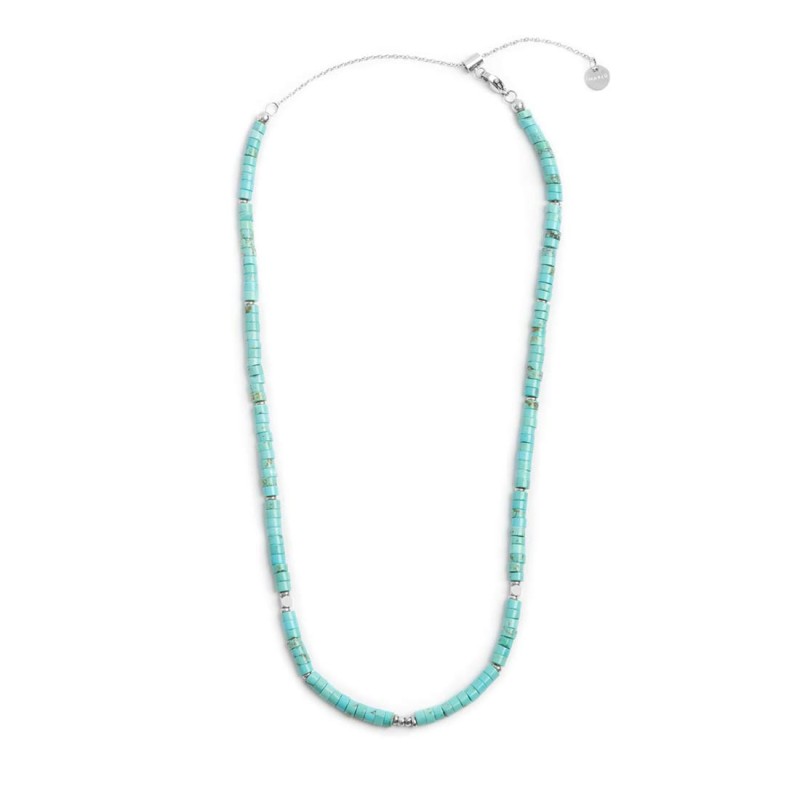 Collana con pendente e collana con pietre a rondelle