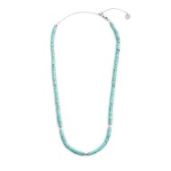 Collana con pendente e collana con pietre a rondelle