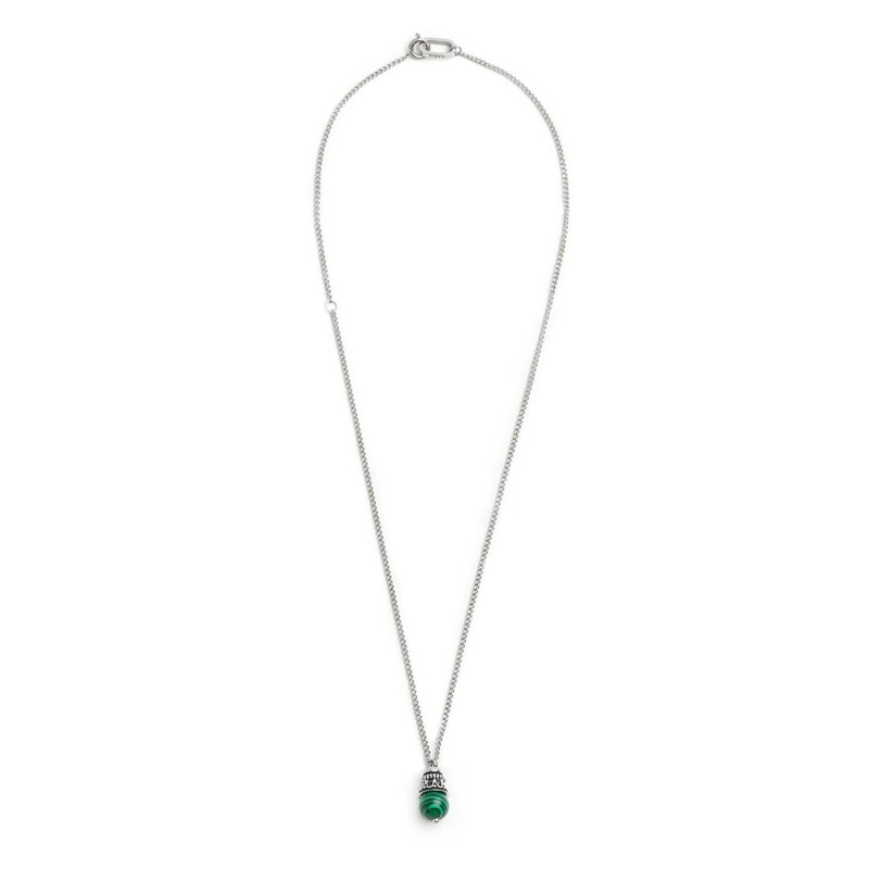 Collana con pendente e collana con pietre a rondelle