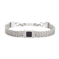 Bracciale elementi in pietra e bracciale con pietra centrale